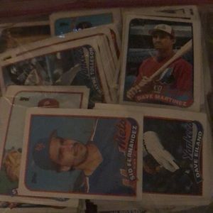 Vintage topps baseball cards